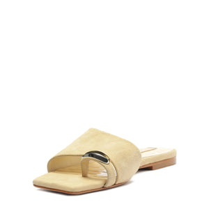 Jodie Nubuck Sandal in Pearl