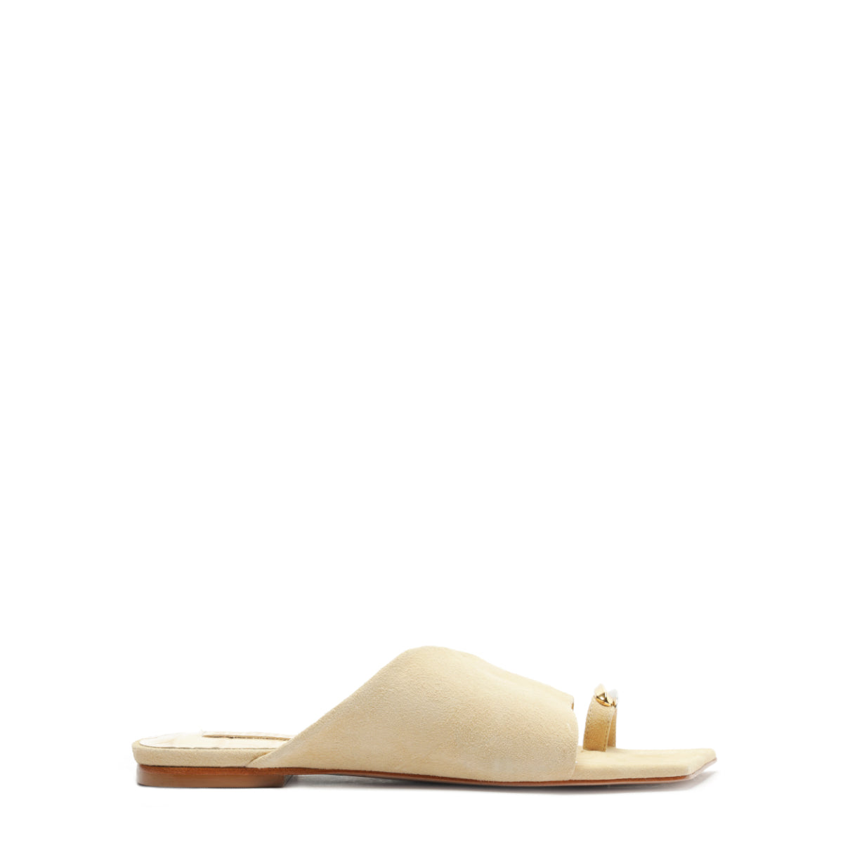 Jodie Nubuck Sandal in Pearl