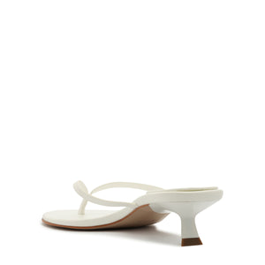 Carolyn Sandal in White