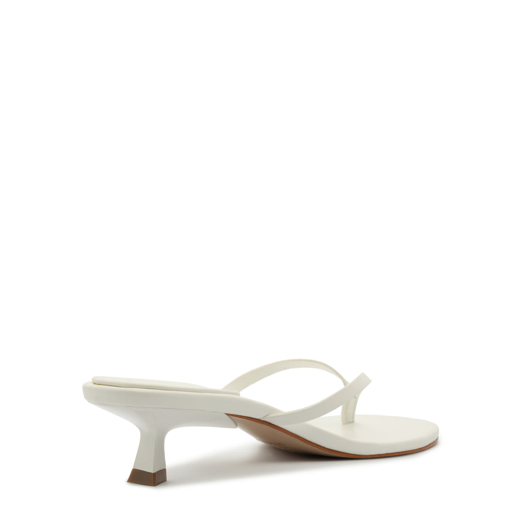 Carolyn Sandal in White