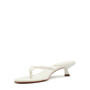 Carolyn Sandal in White