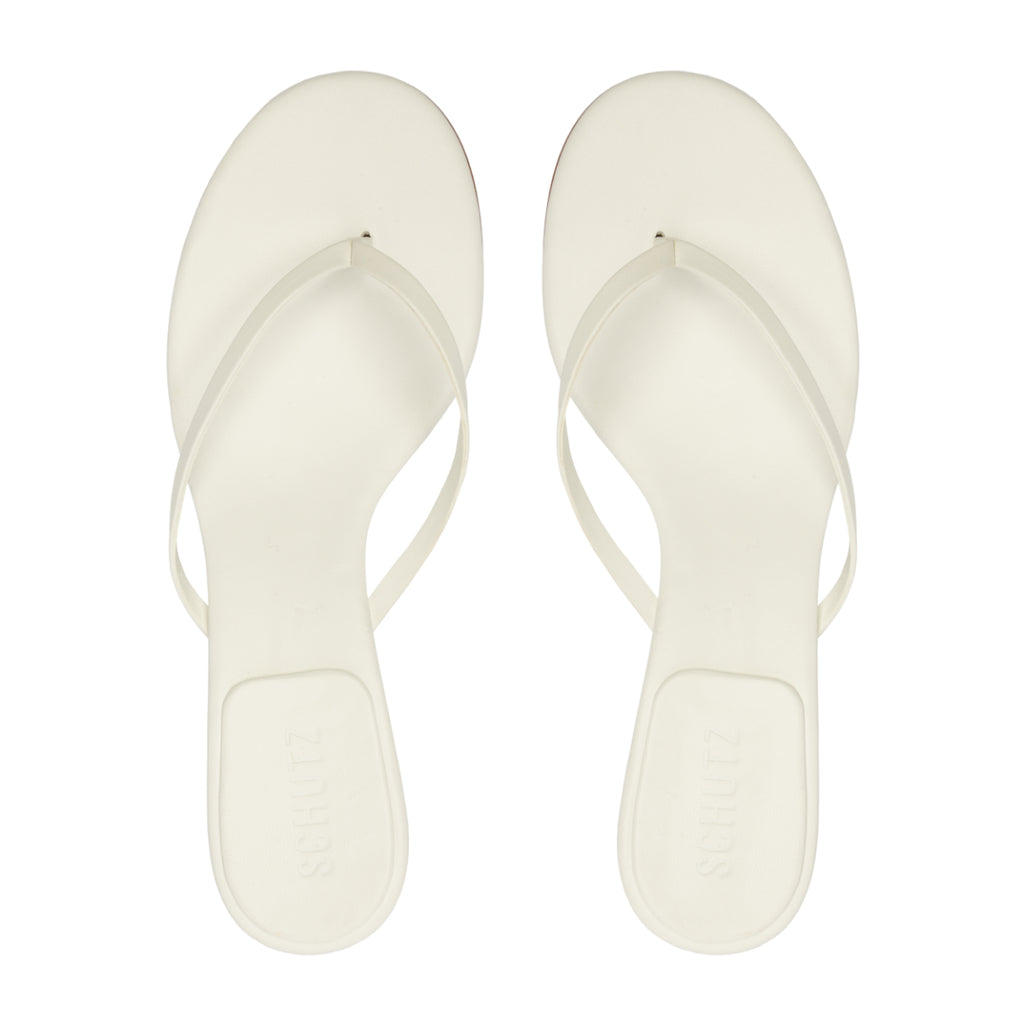 Carolyn Sandal in White