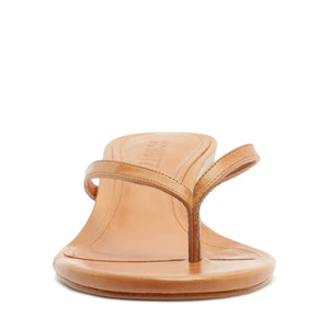 Carolyn Leather Sandal in Earth Clay