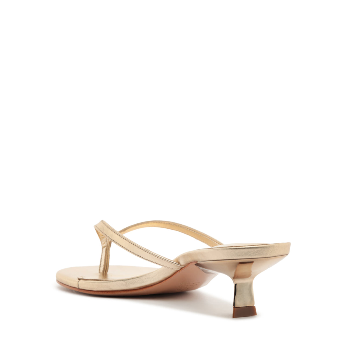 Carolyn Metallic Sandal in Platinum