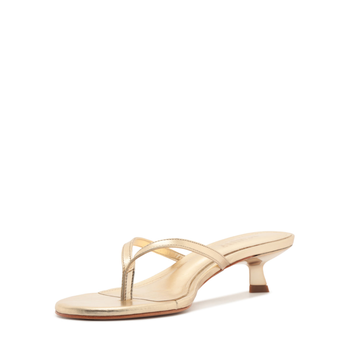 Carolyn Metallic Sandal in Platinum