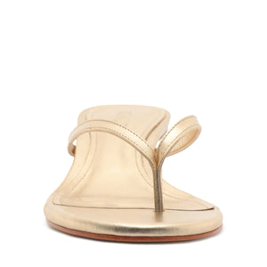 Carolyn Metallic Sandal in Platinum