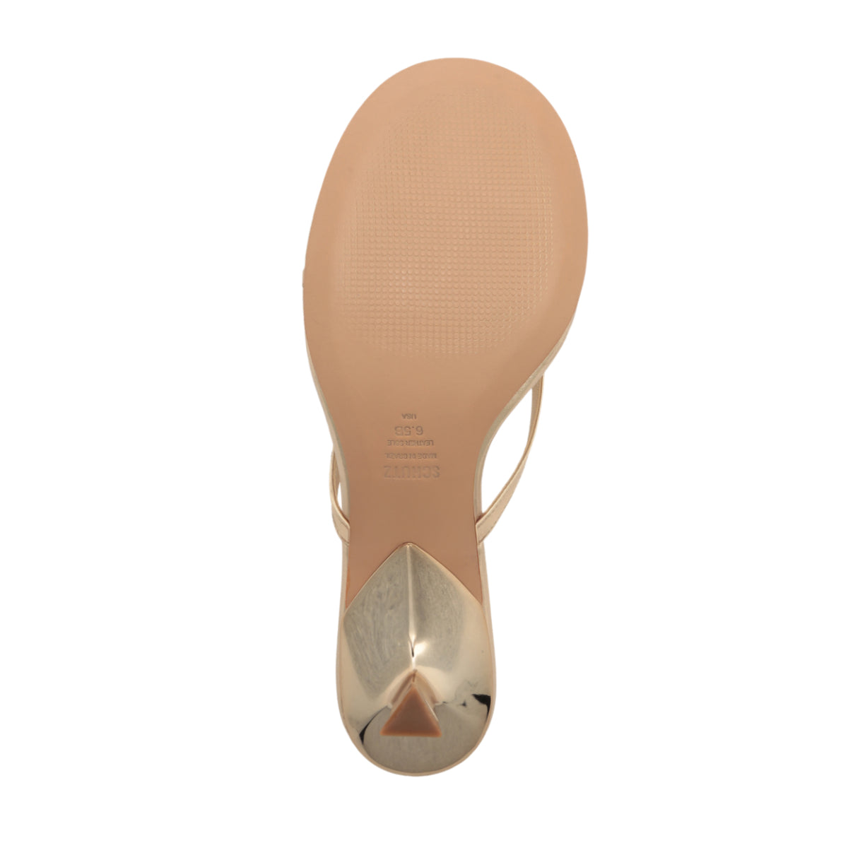 Carolyn Metallic Sandal in Platinum