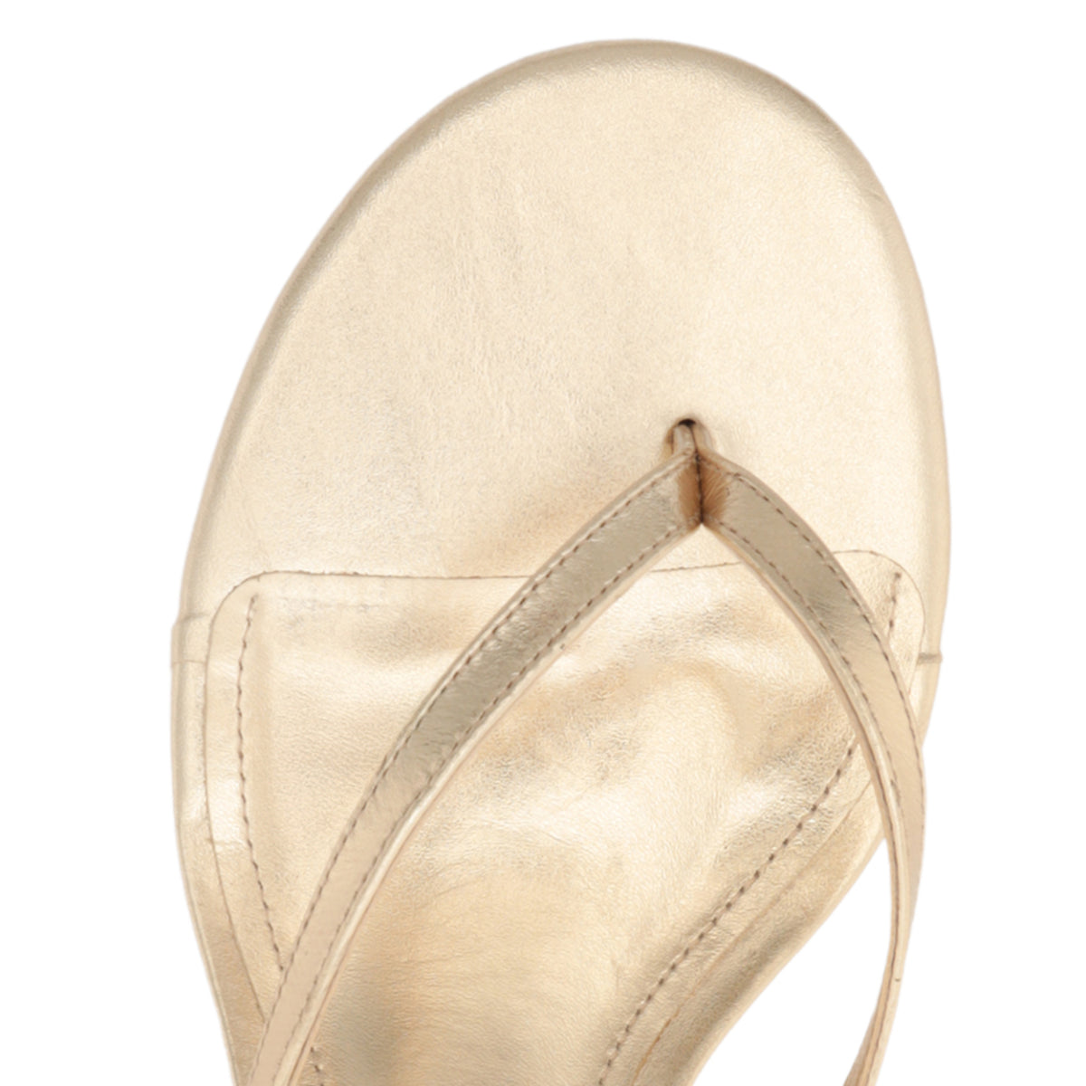 Carolyn Metallic Sandal in Platinum