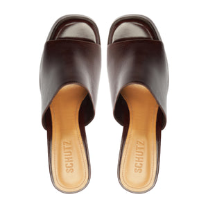 Rowan Leather Sandal in Root Brown
