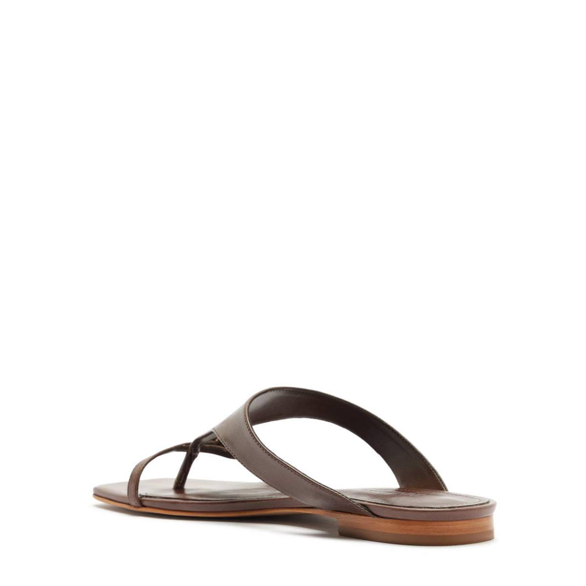 Tana Leather Sandal in Root Brown