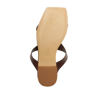 Tana Leather Sandal in Root Brown