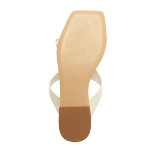 Tana Leather Sandal in Sugar White