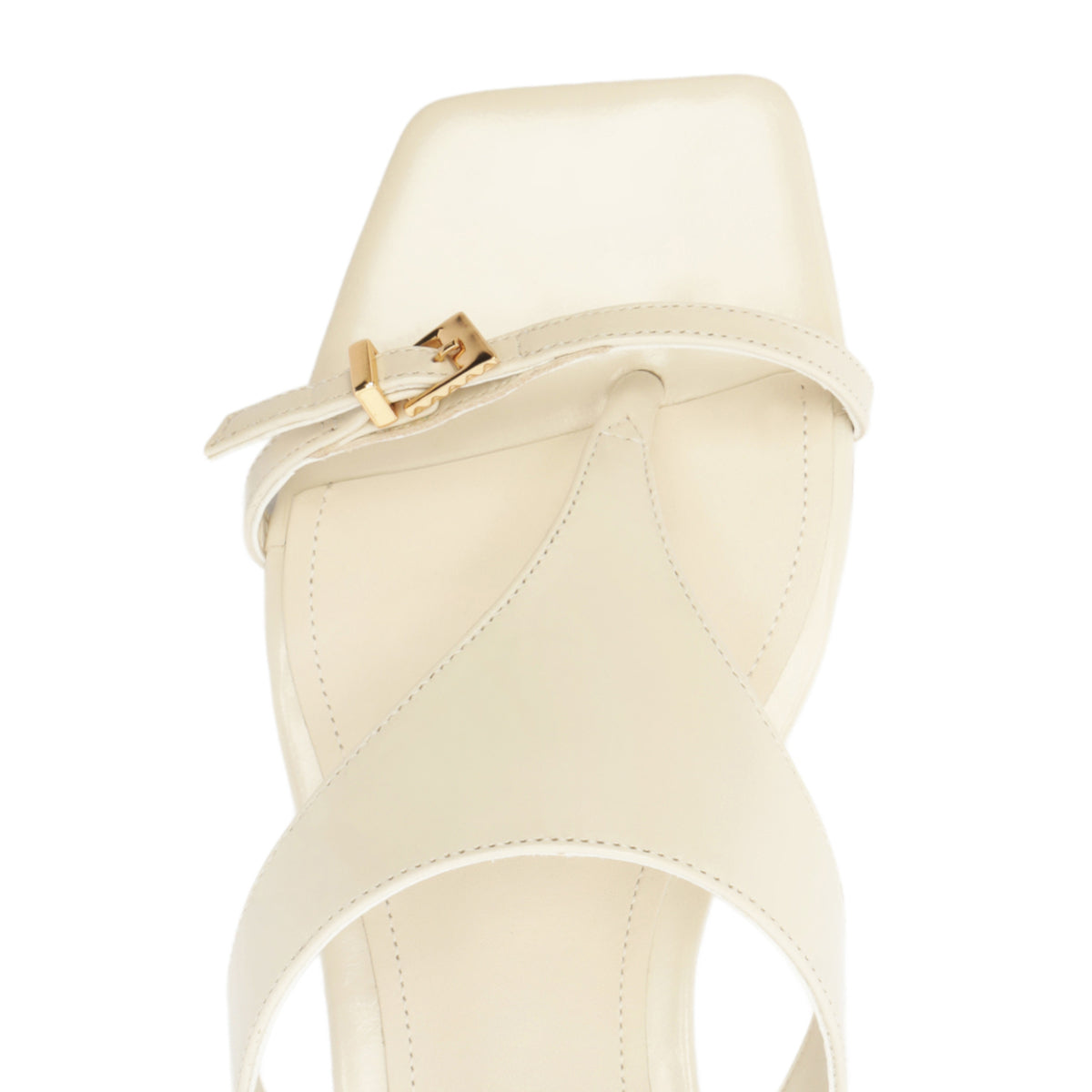 Tana Leather Sandal in Sugar White