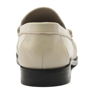 Tyche Patent Flat in Sugar White