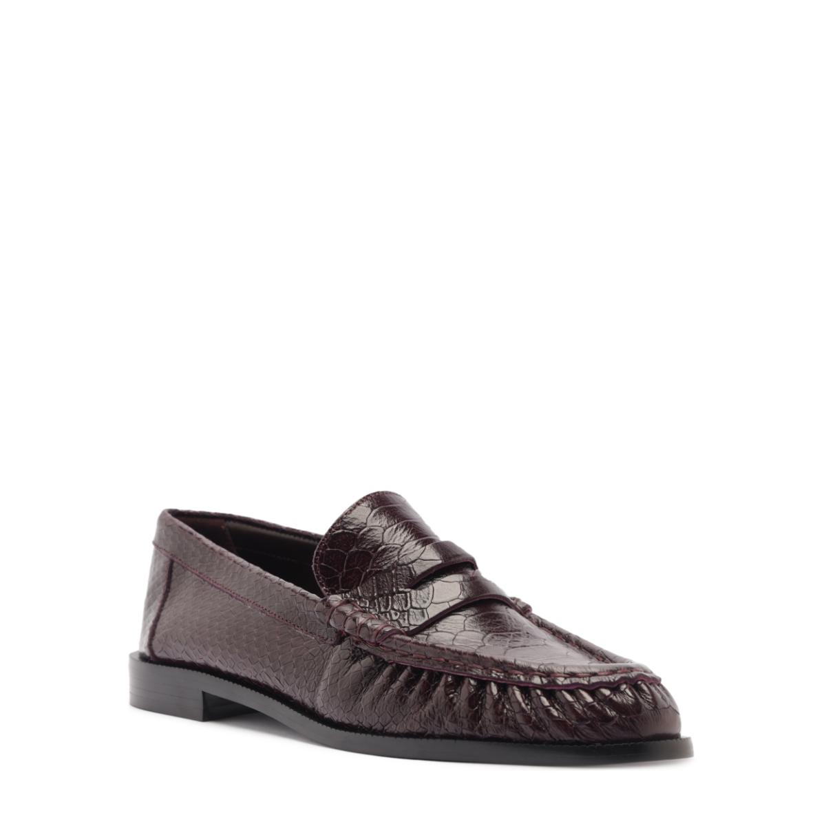 Tyche Flat in Dark Plum