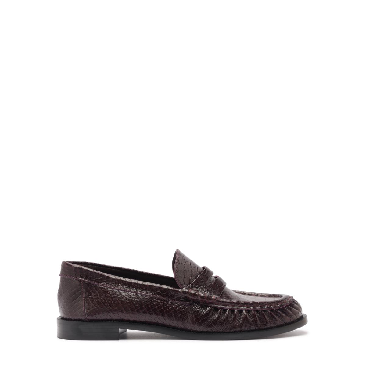 Tyche Flat in Dark Plum