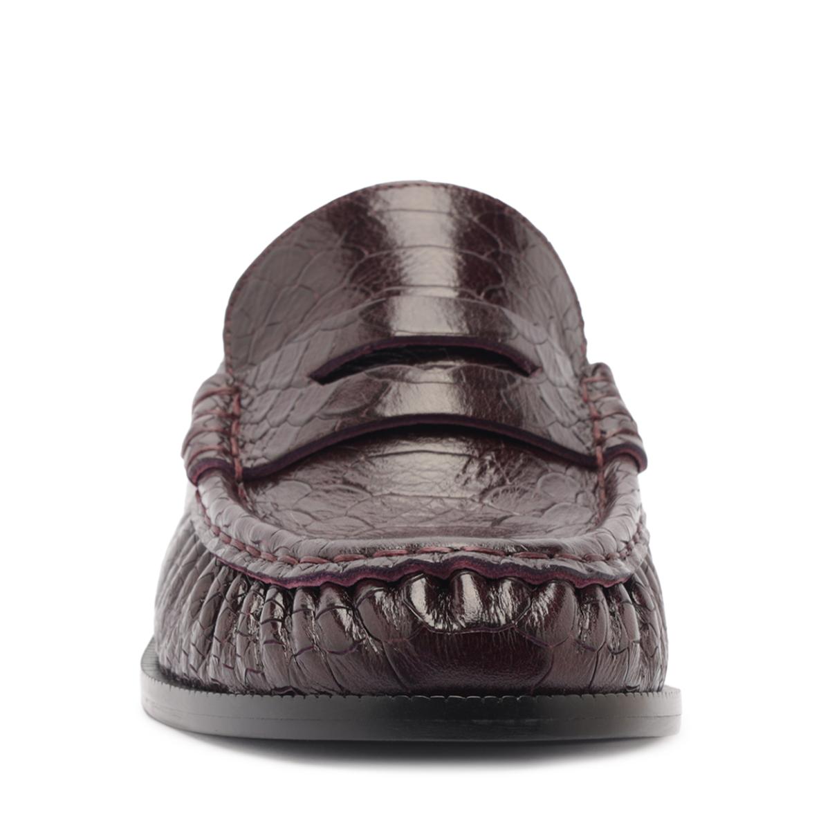 Tyche Flat in Dark Plum