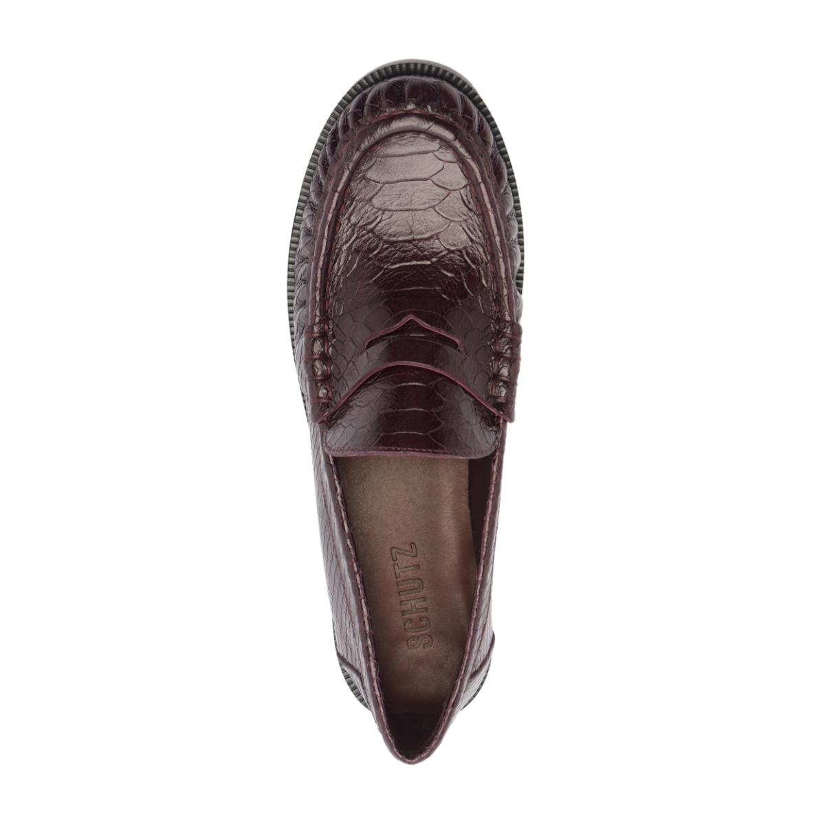 Tyche Flat in Dark Plum