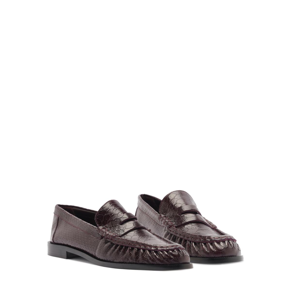 Tyche Flat in Dark Plum