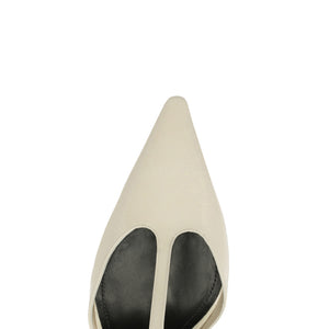 Allure T Patent Pump in Sugar White