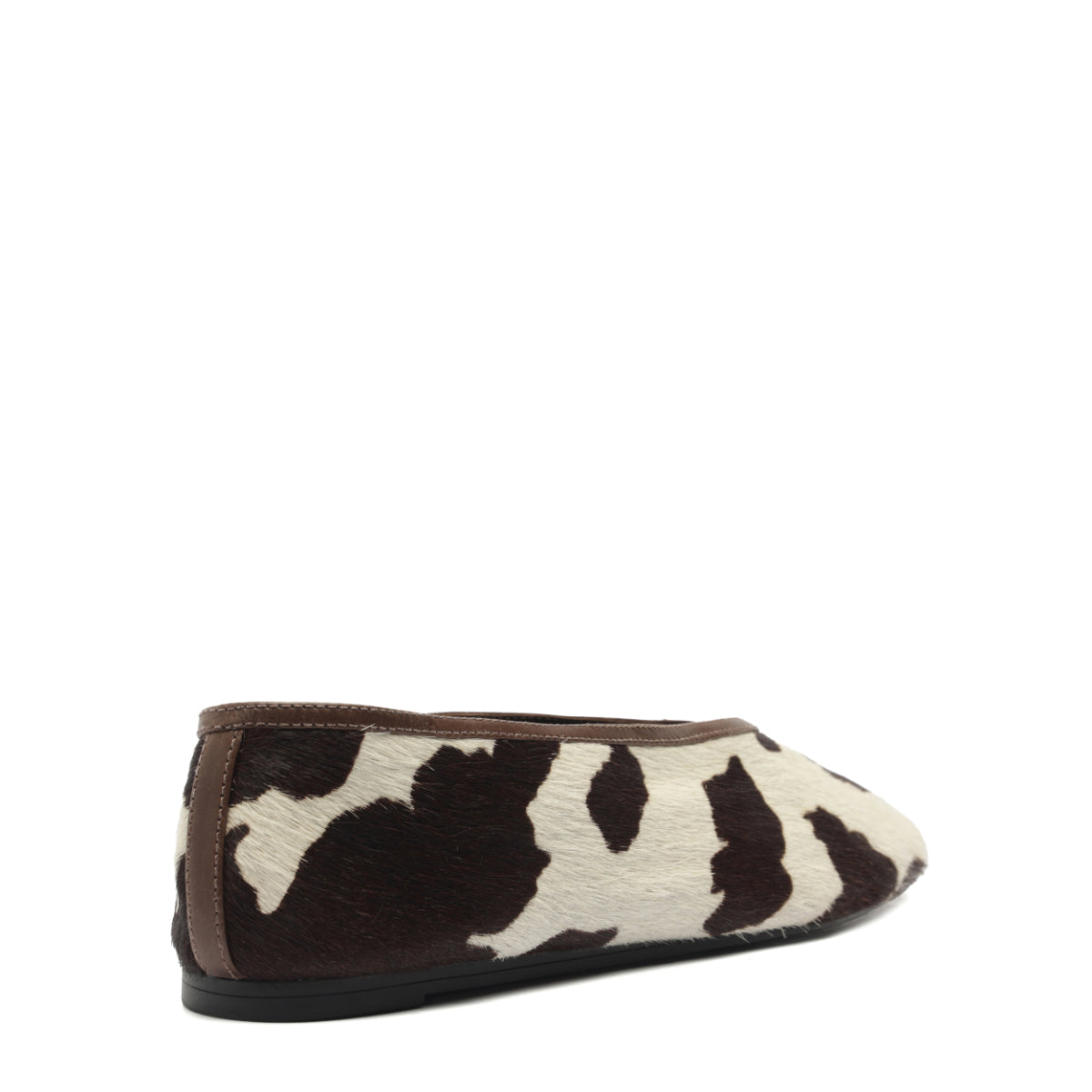 Courtney Hair Calf Flat in Multibrown/Seal Brown