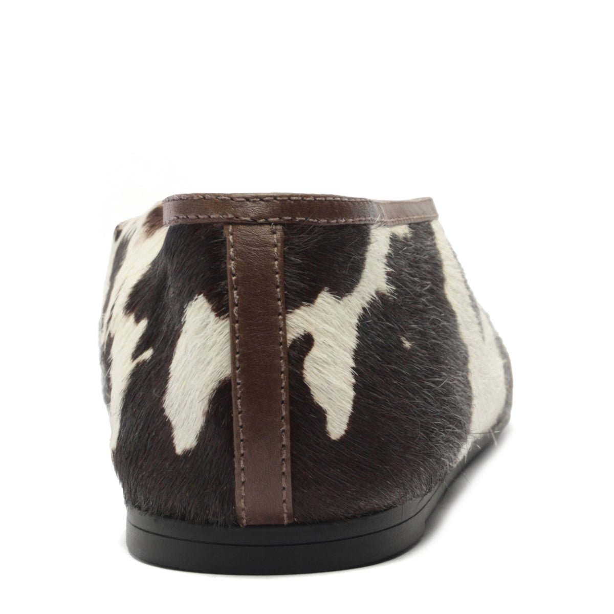 Courtney Hair Calf Flat in Multibrown/Seal Brown