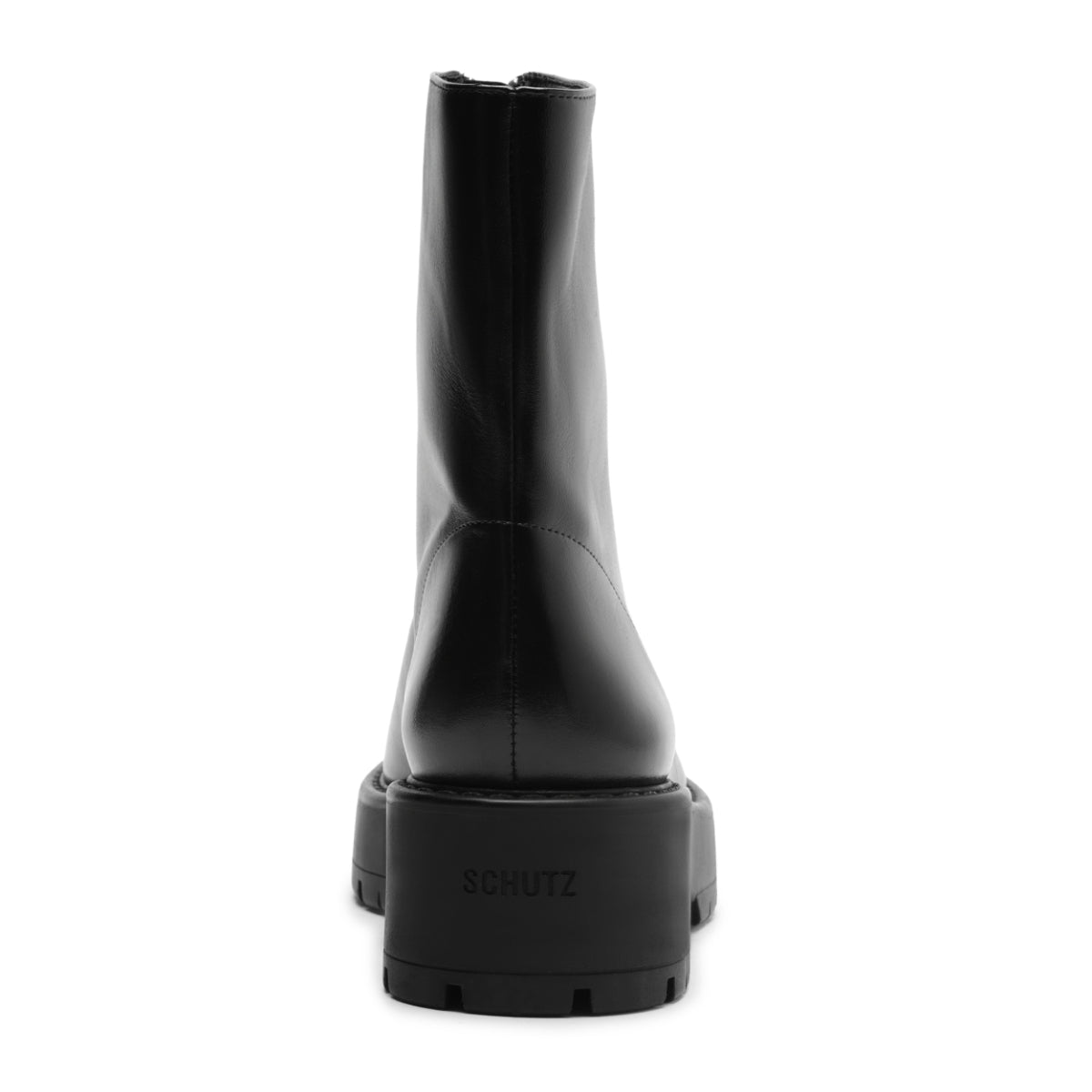 Farrah Leather Bootie in Black