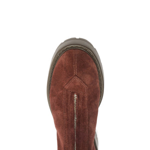 Farrah Leather Bootie in Root Brown