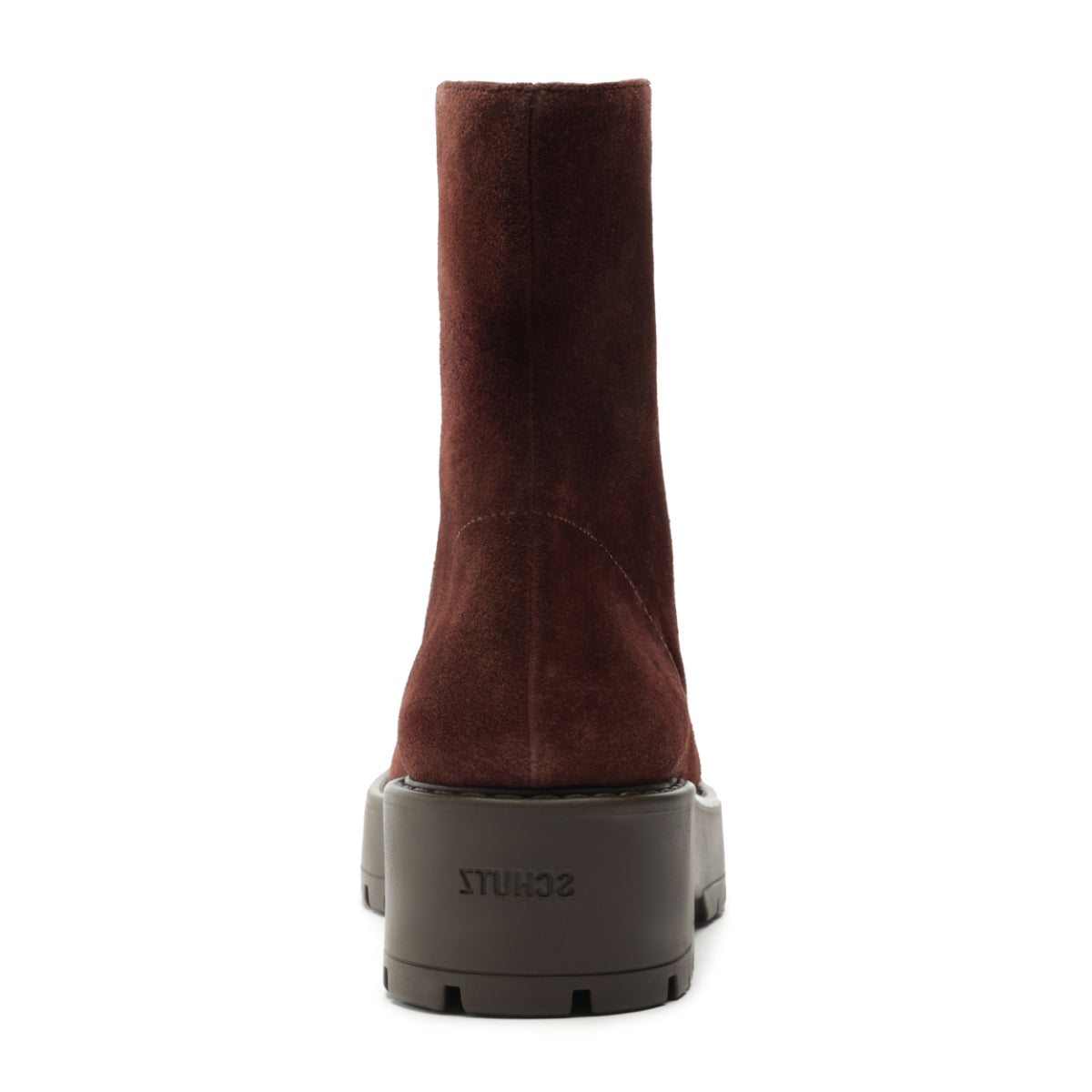 Farrah Leather Bootie in Root Brown
