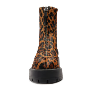 Farrah Hair Calf Bootie in Leopard