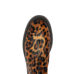 Farrah Hair Calf Bootie in Leopard