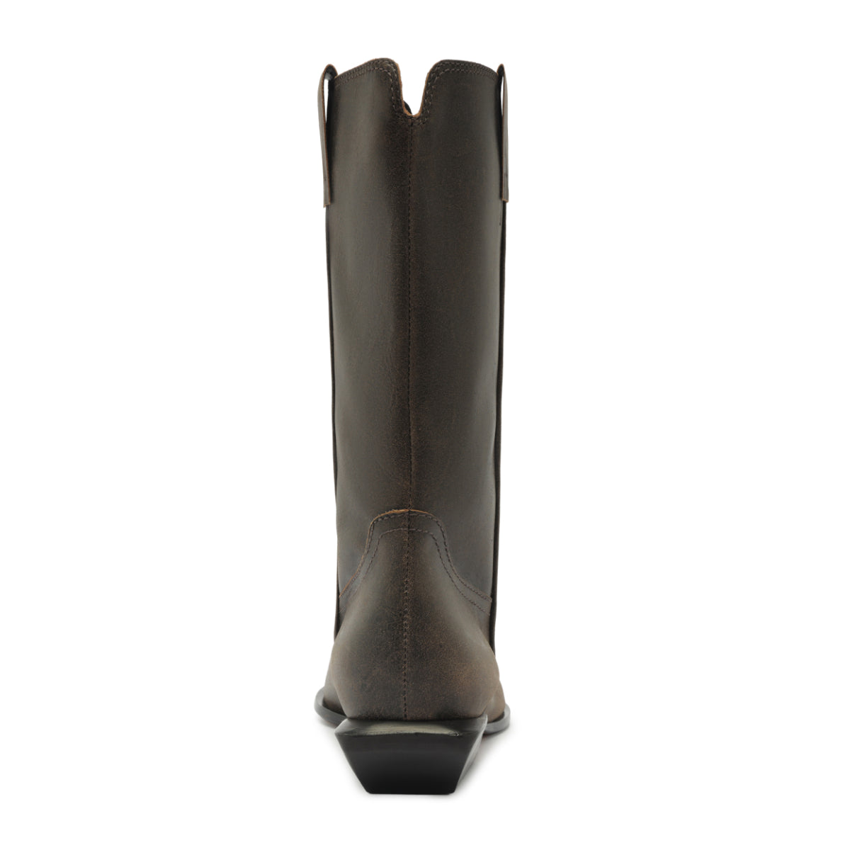 Ashley Leather Bootie in Black