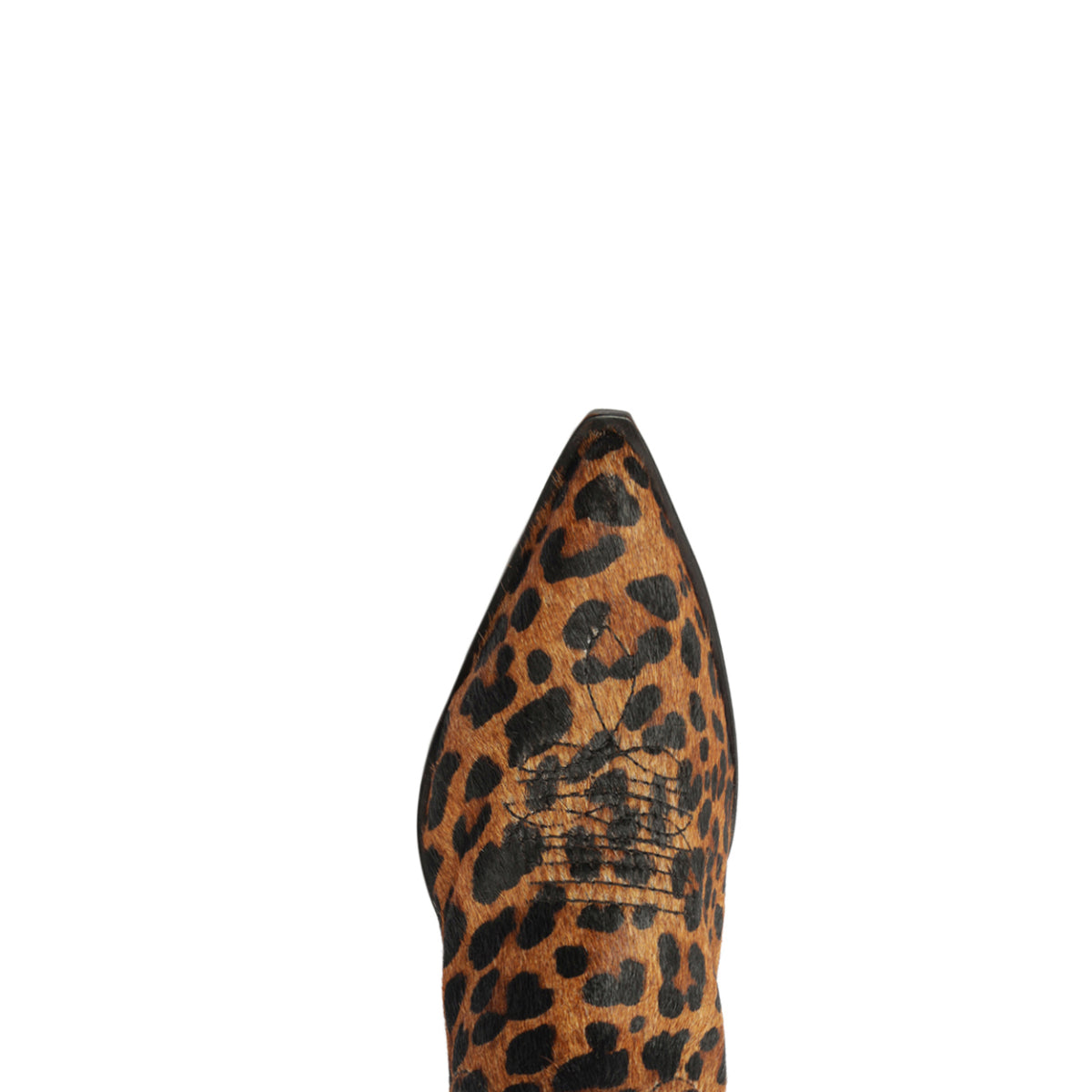 Ashley Hair Calf Bootie in Leopard