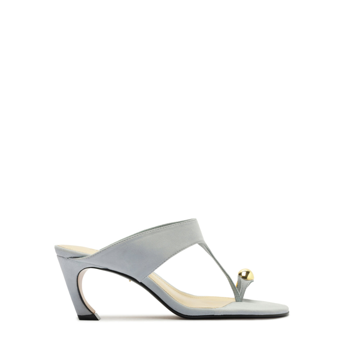 Maisie Nubuck Sandal in Light Azure