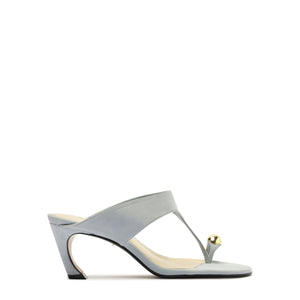Maisie Nubuck Sandal in Light Azure
