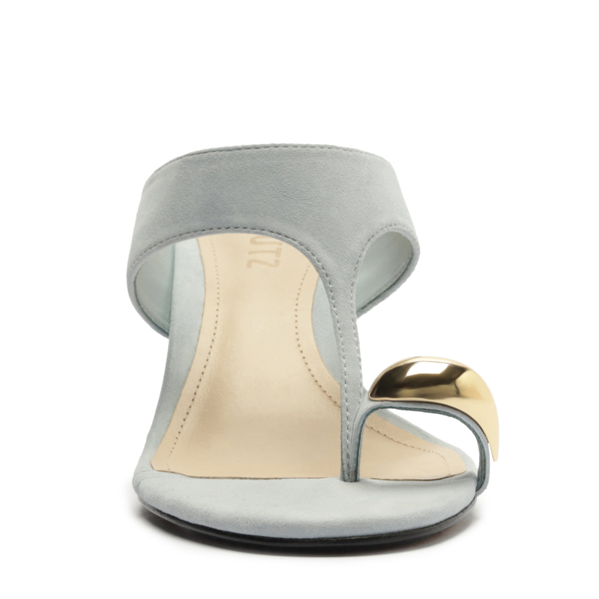 Maisie Nubuck Sandal in Light Azure