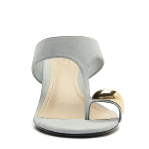 Maisie Nubuck Sandal in Light Azure