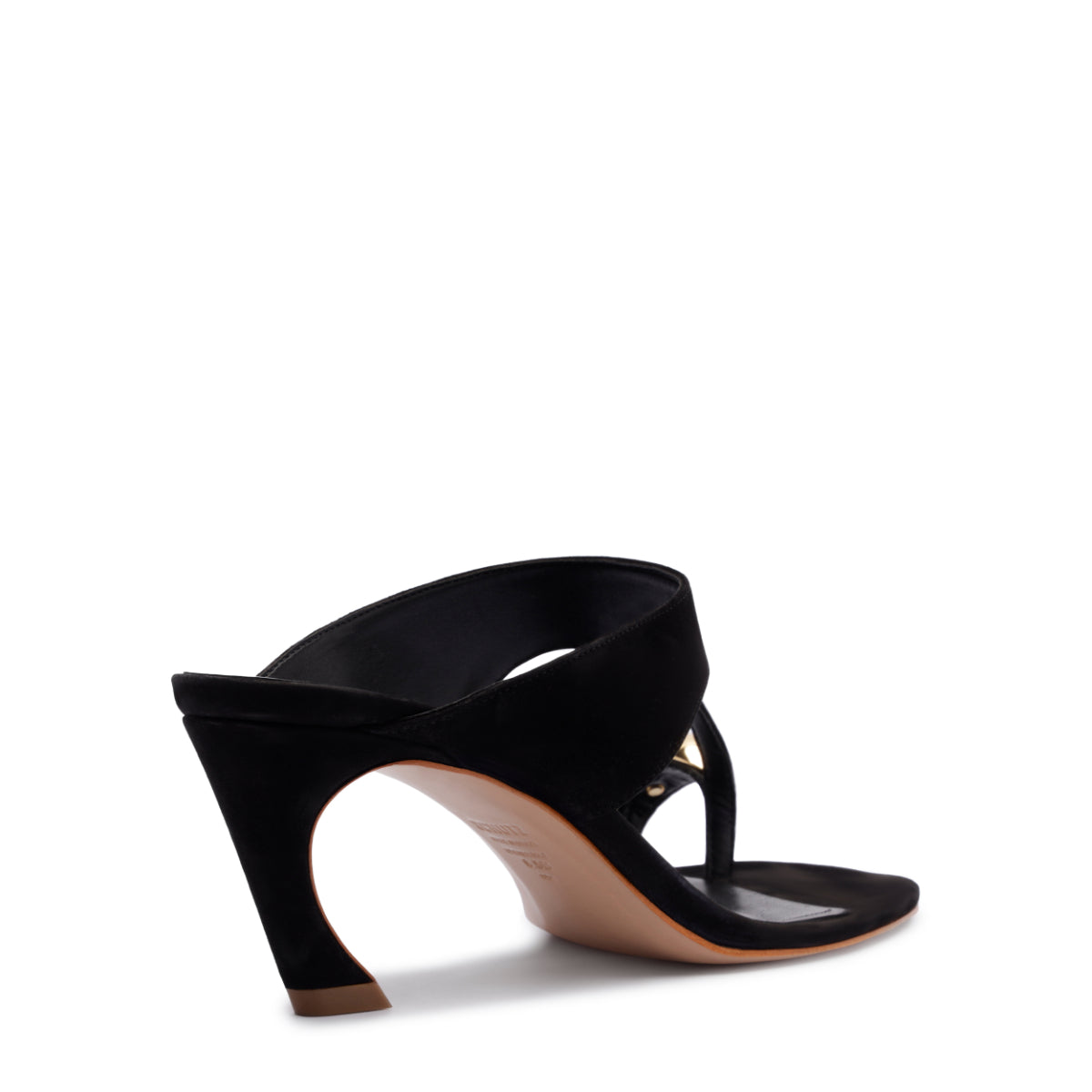 Maisie Nubuck Sandal in Black