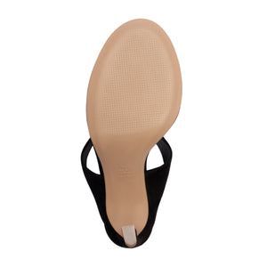 Maisie Nubuck Sandal in Black