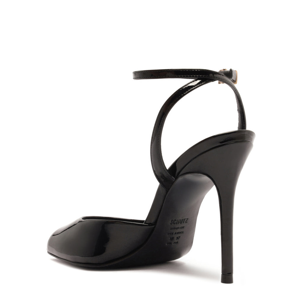 Estella Patent Pump in Black