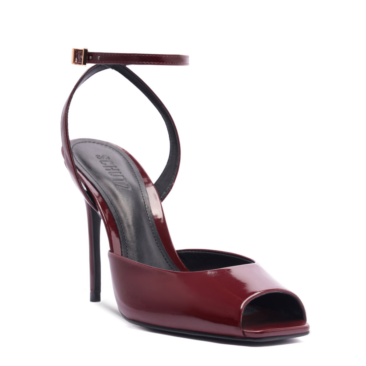 Estella Patent Pump in Vino (Palmilha)
