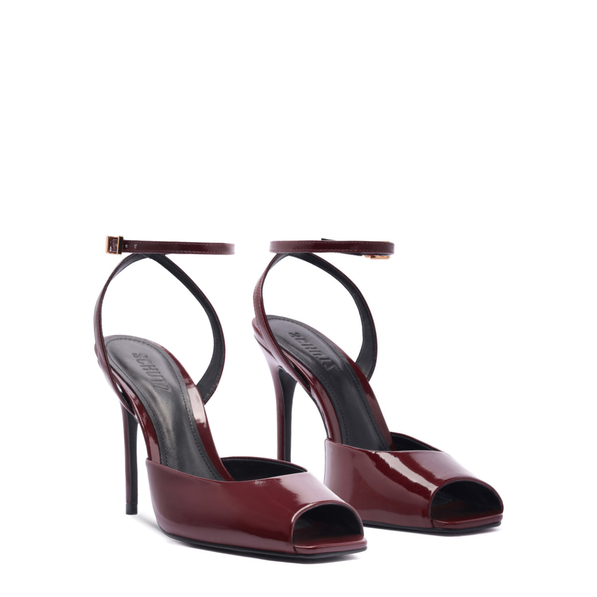 Estella Patent Pump in Vino (Palmilha)