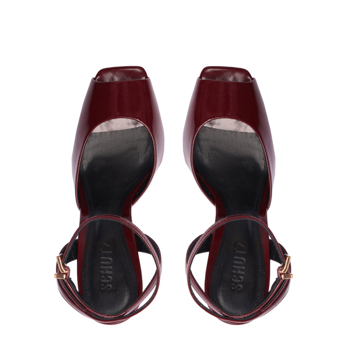 Estella Patent Pump in Vino (Palmilha)