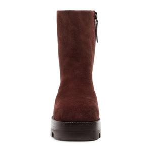 240 Suede Bootie in Root Brown