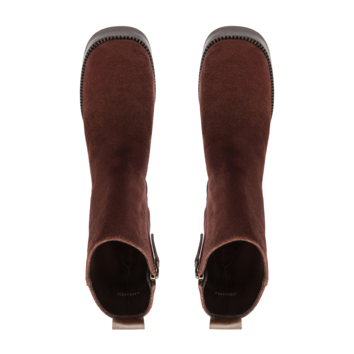 240 Suede Bootie in Root Brown