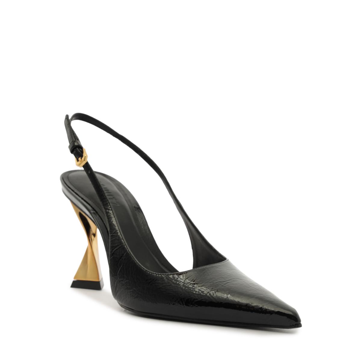 Elisha Patent Leather Pump in Black