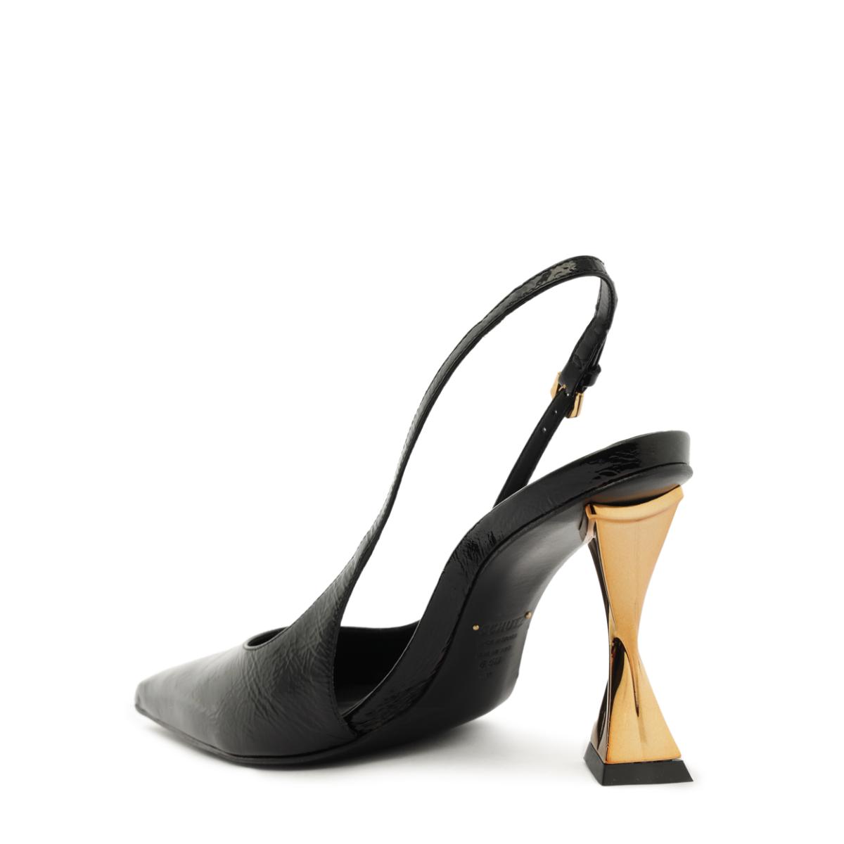 Elisha Patent Leather Pump in Black