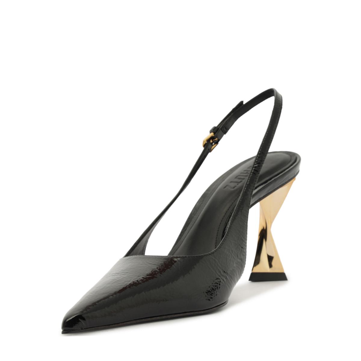 Elisha Patent Leather Pump in Black