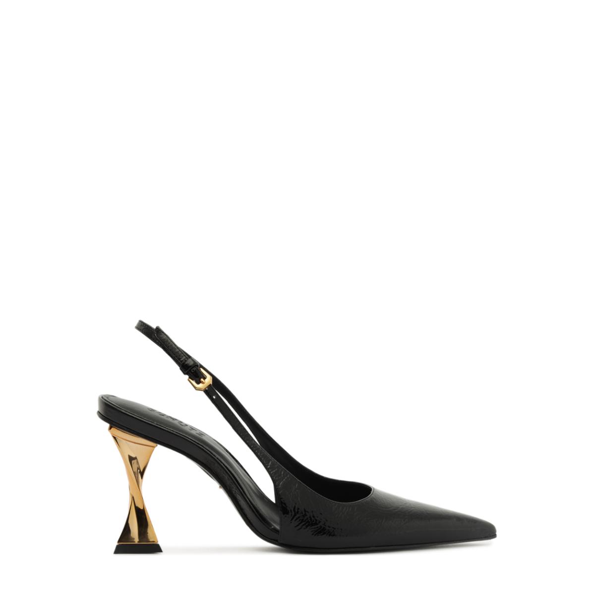 Elisha Patent Leather Pump in Black