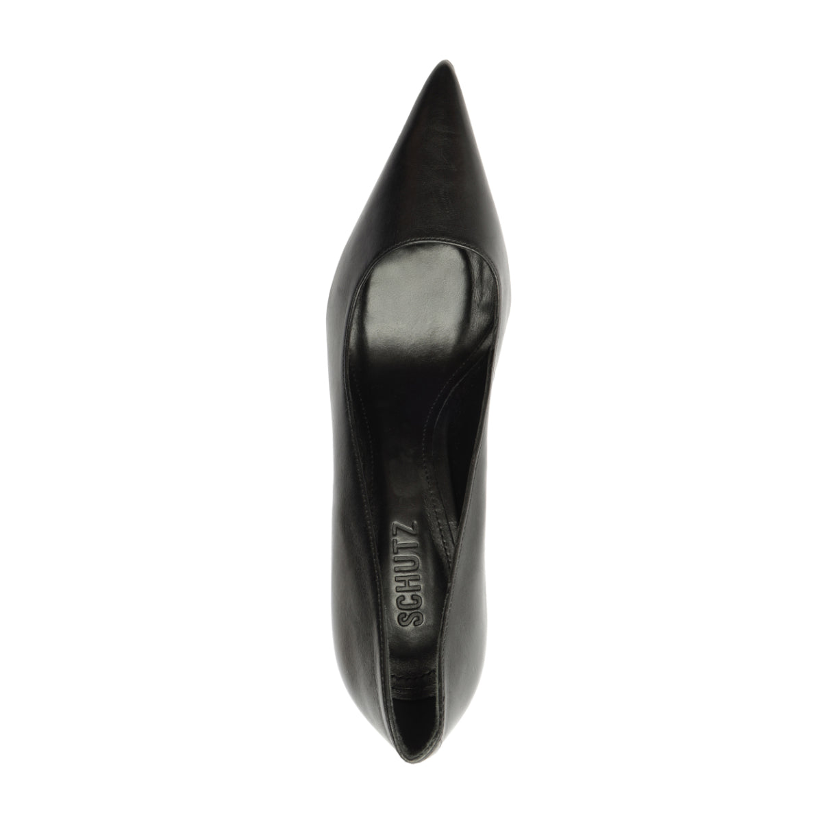 Eleanor Leather Pump in Black